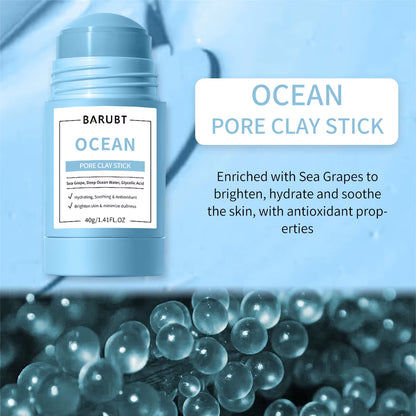 Remove Blackhead Acne Mugwort Solid Mask Cleans Pores Stick Facial Blemish Black Dots Shrink Pores Korean Skin Care Products