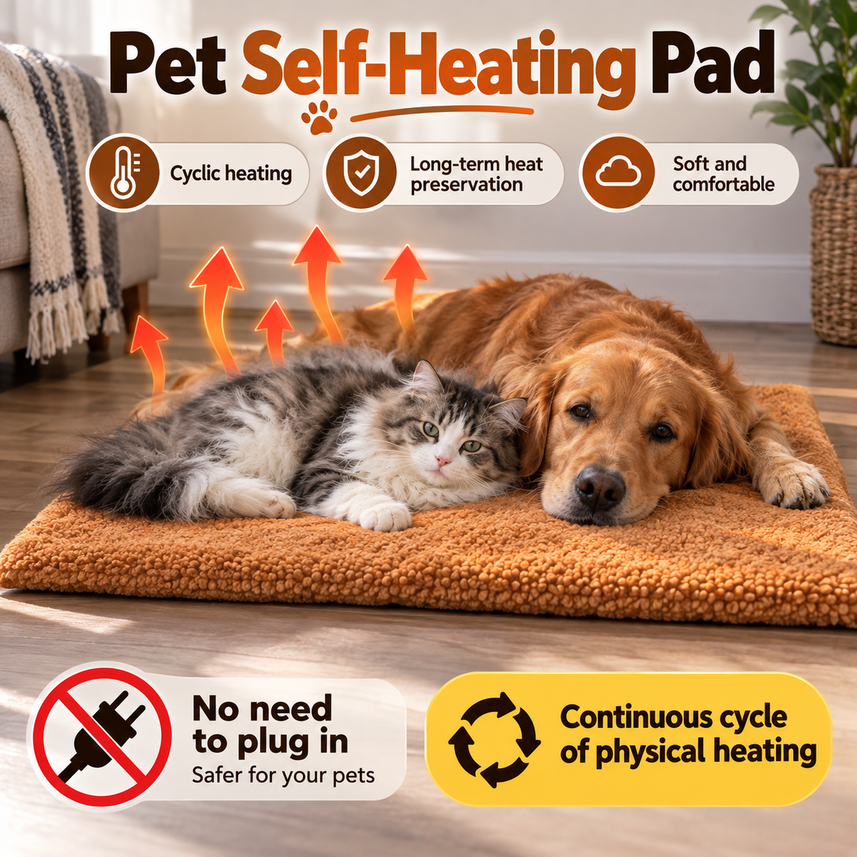 Petora™ self-heating pad