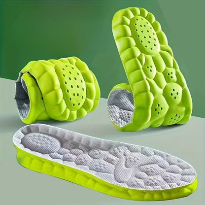 1Pair Sponge Sports Shoe Insoles, Shock-Absorbing, Comfortable, Breathable, for Men, Women, Running Accessories
